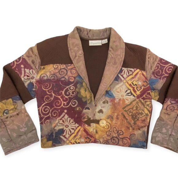 Vintage Gantos Quilted Bolero Jacket - Picture 1 of 9